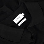 LUCCA KNIT POLO - BLACK