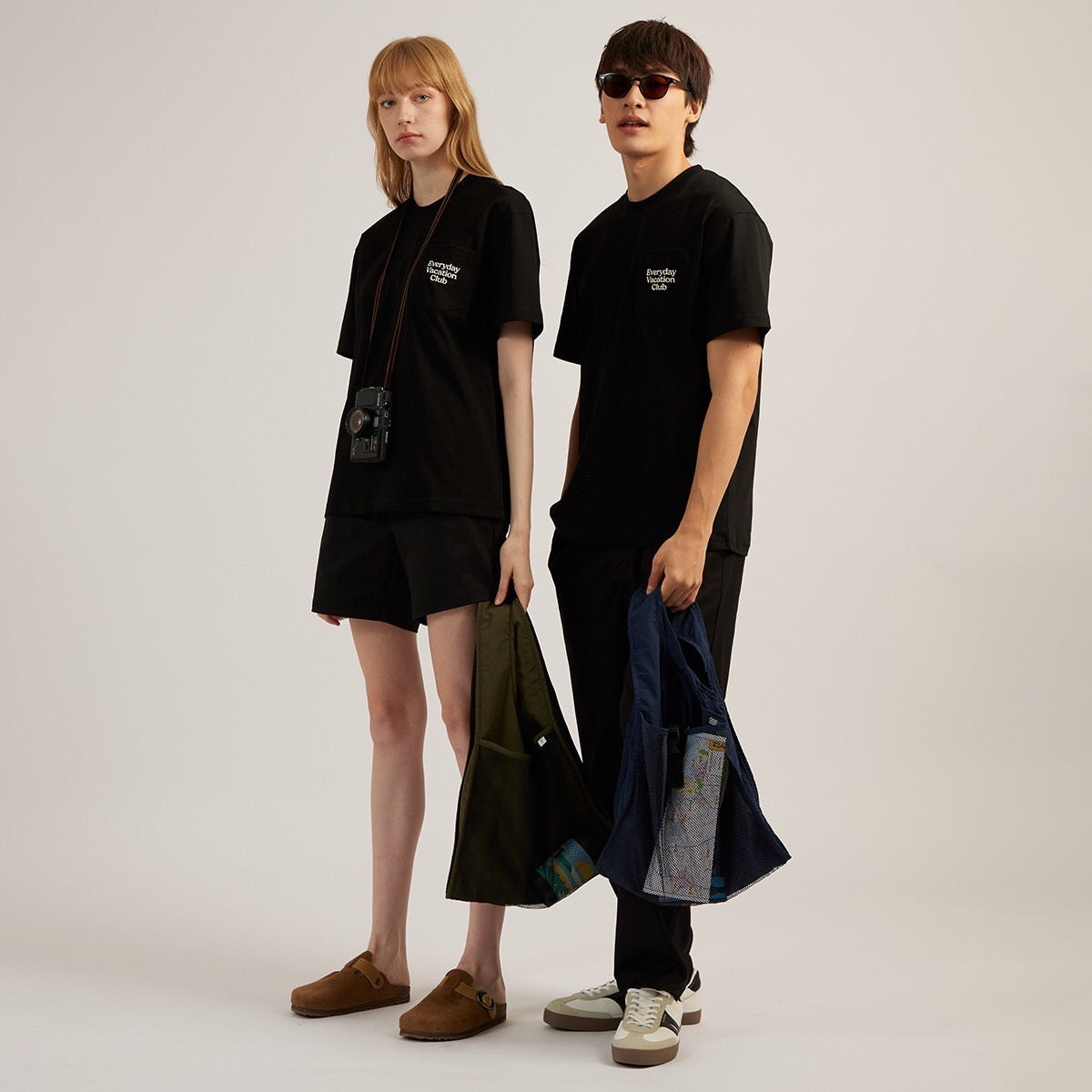 NYLON GROCERY BAG - OLIVE