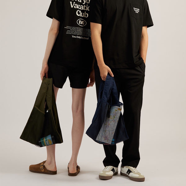 NYLON GROCERY BAG - WHITE