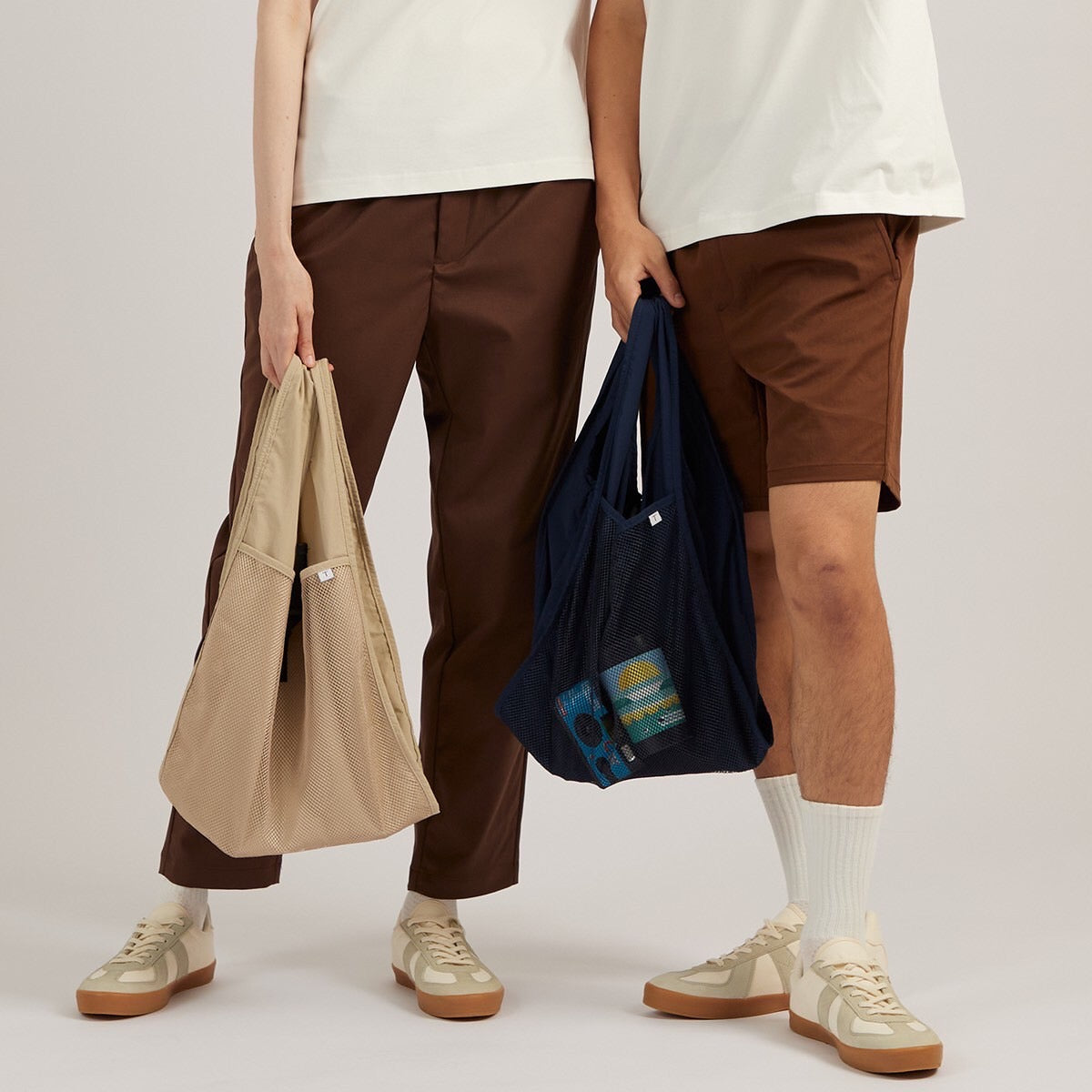 NYLON GROCERY BAG - DARKBLUE