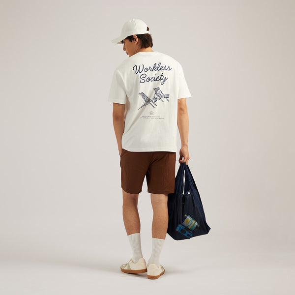EVC WORKLESS SOCIETY TEE - WHITE