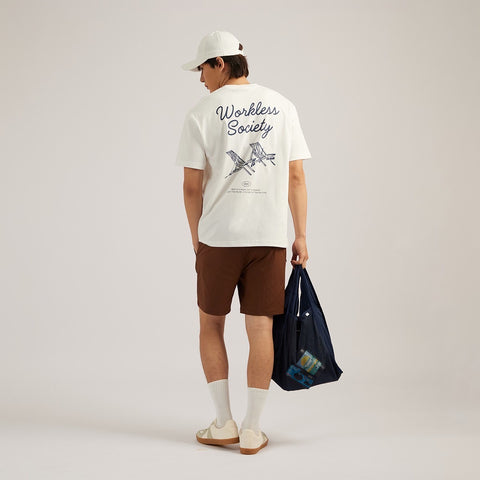 EVC WORKLESS SOCIETY TEE - WHITE