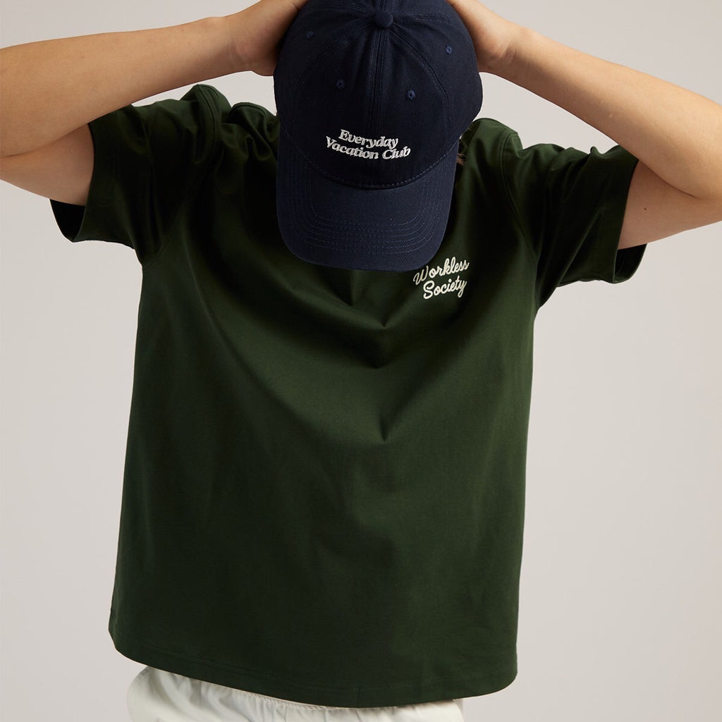 EVC WORKLESS SOCIETY TEE - GREEN