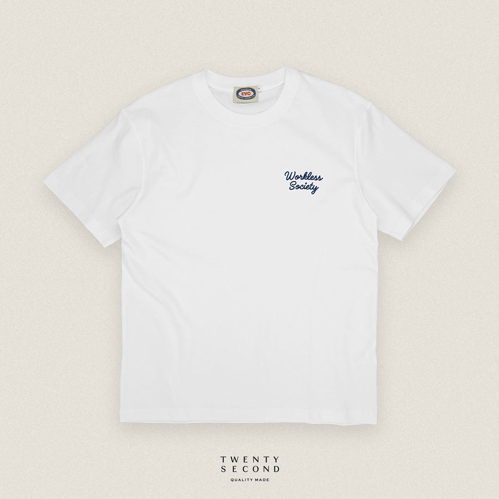 EVC WORKLESS SOCIETY TEE - WHITE