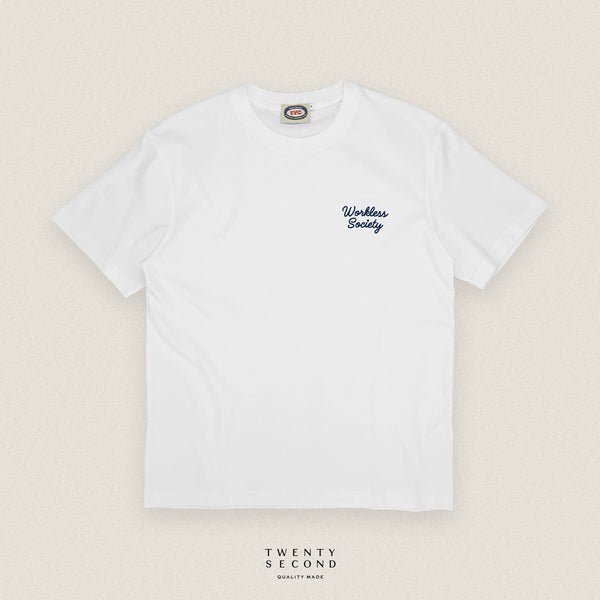 EVC WORKLESS SOCIETY TEE - WHITE