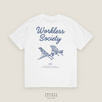 EVC WORKLESS SOCIETY TEE - WHITE