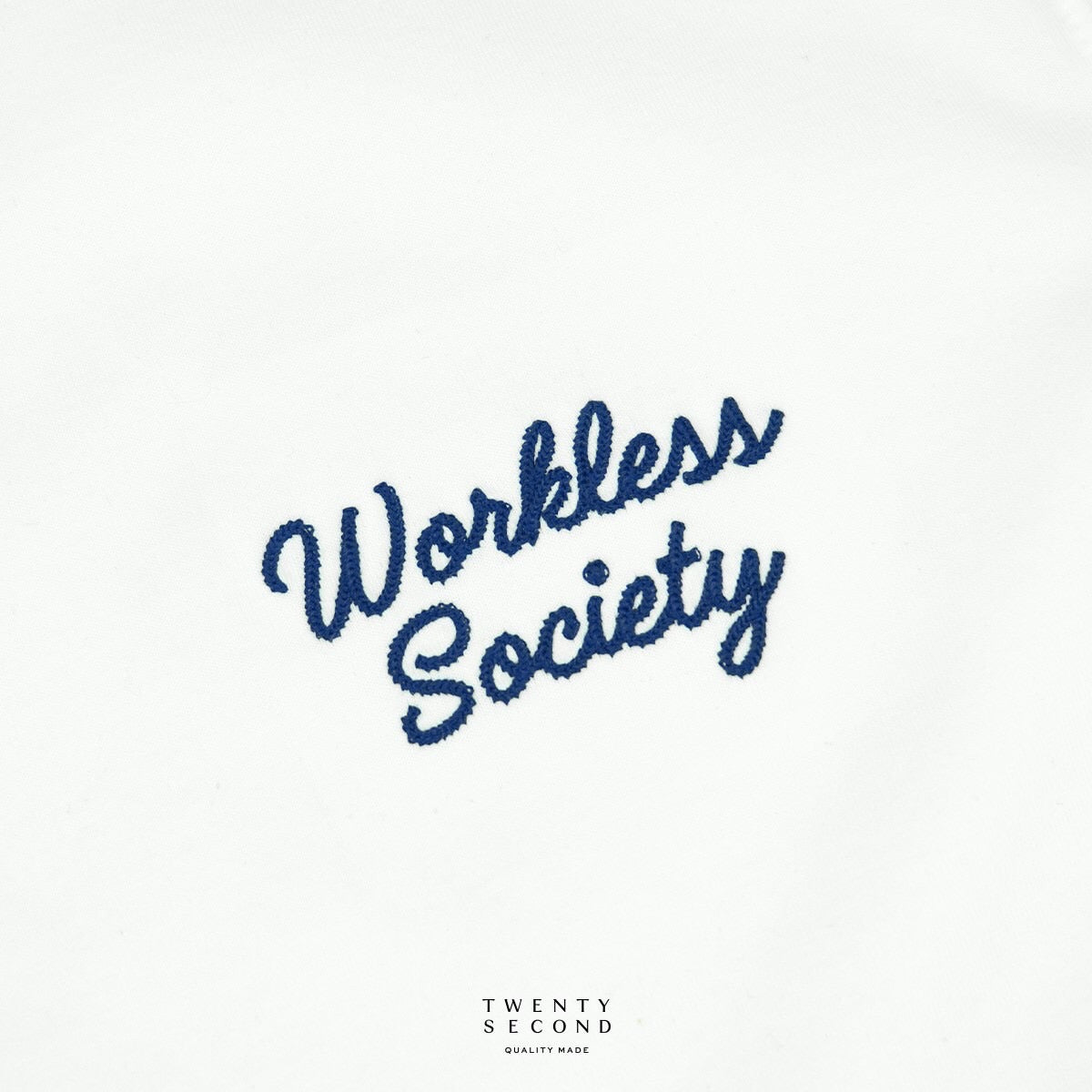 EVC WORKLESS SOCIETY TEE - WHITE