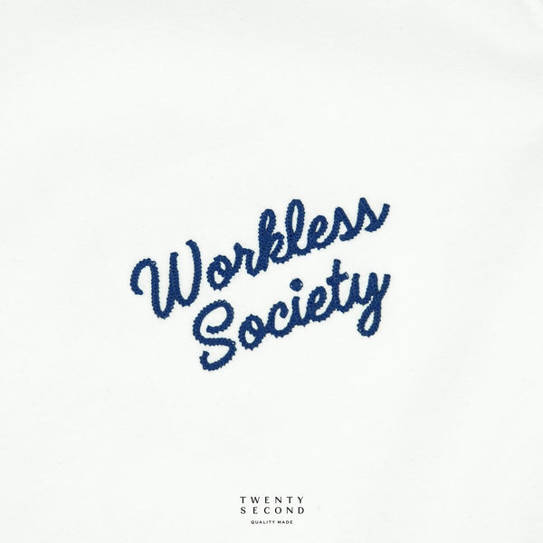 EVC WORKLESS SOCIETY TEE - WHITE
