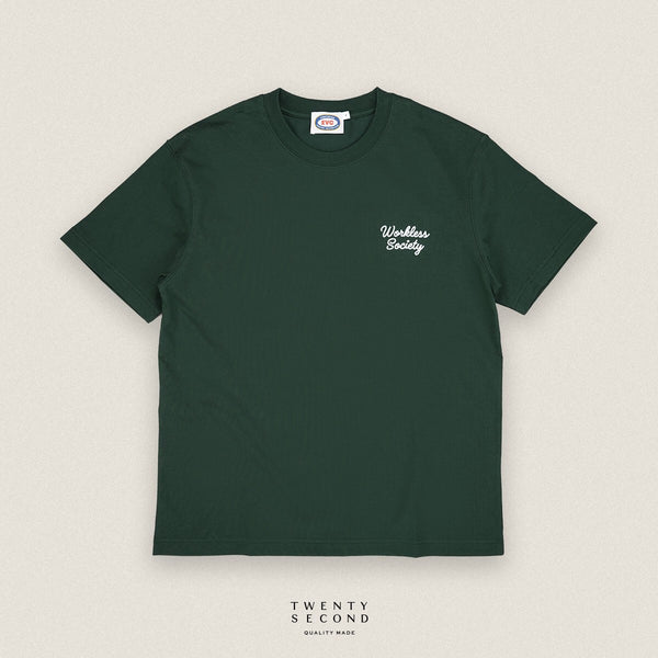 EVC WORKLESS SOCIETY TEE - GREEN