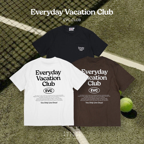 EVC CLUB TEE - BROWN