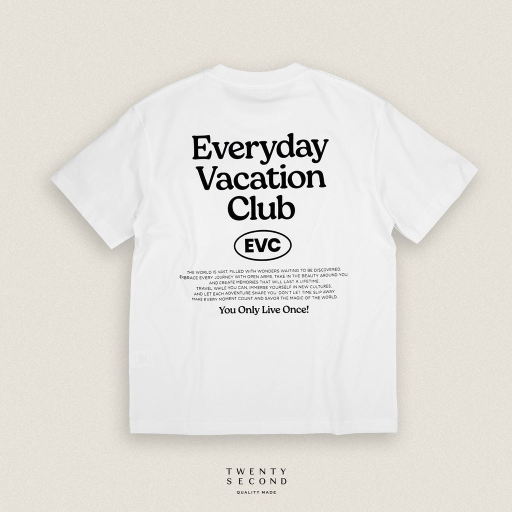 EVC CLUB TEE - WHITE
