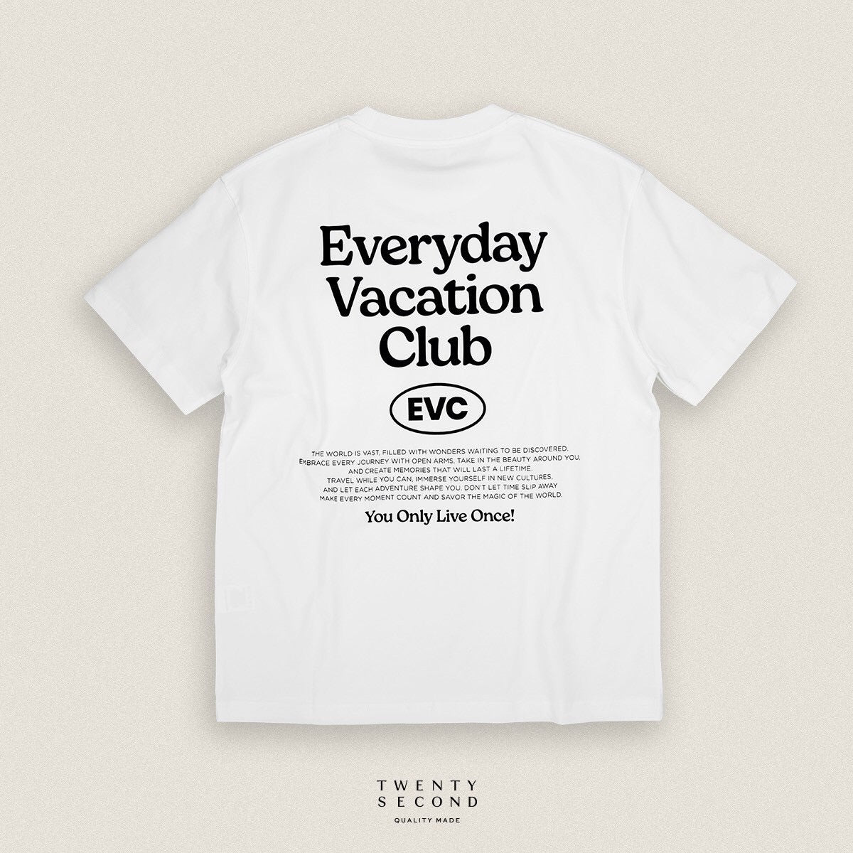 EVC CLUB TEE - WHITE
