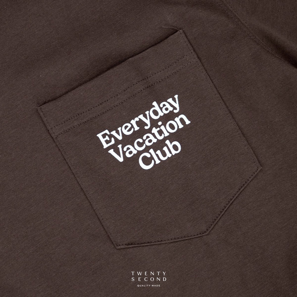 EVC CLUB TEE - BROWN
