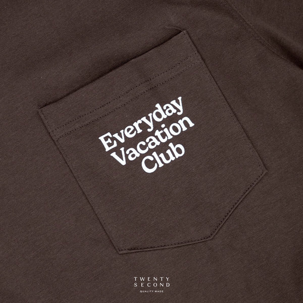 EVC CLUB TEE - BROWN