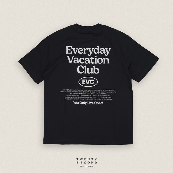 EVC CLUB TEE - BLACK