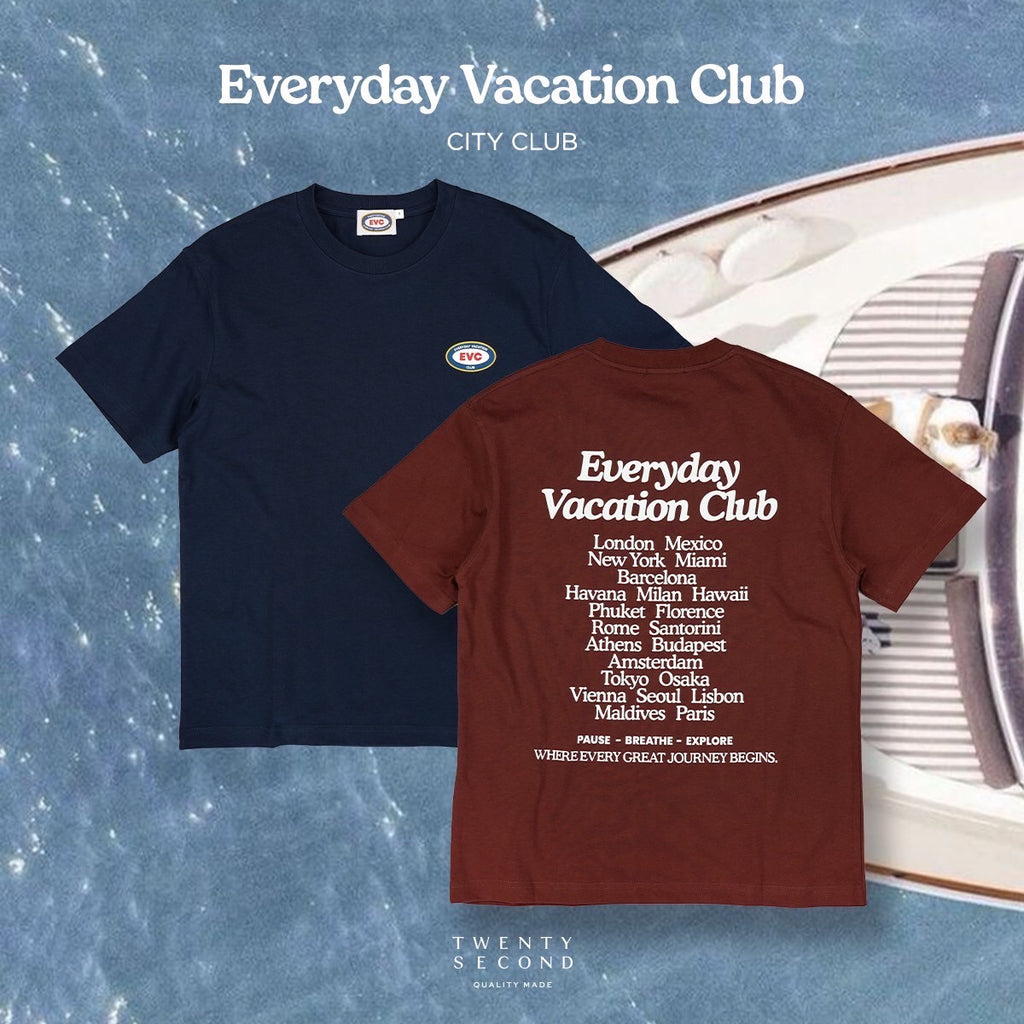 EVC CITY CLUB TEE - BRICK