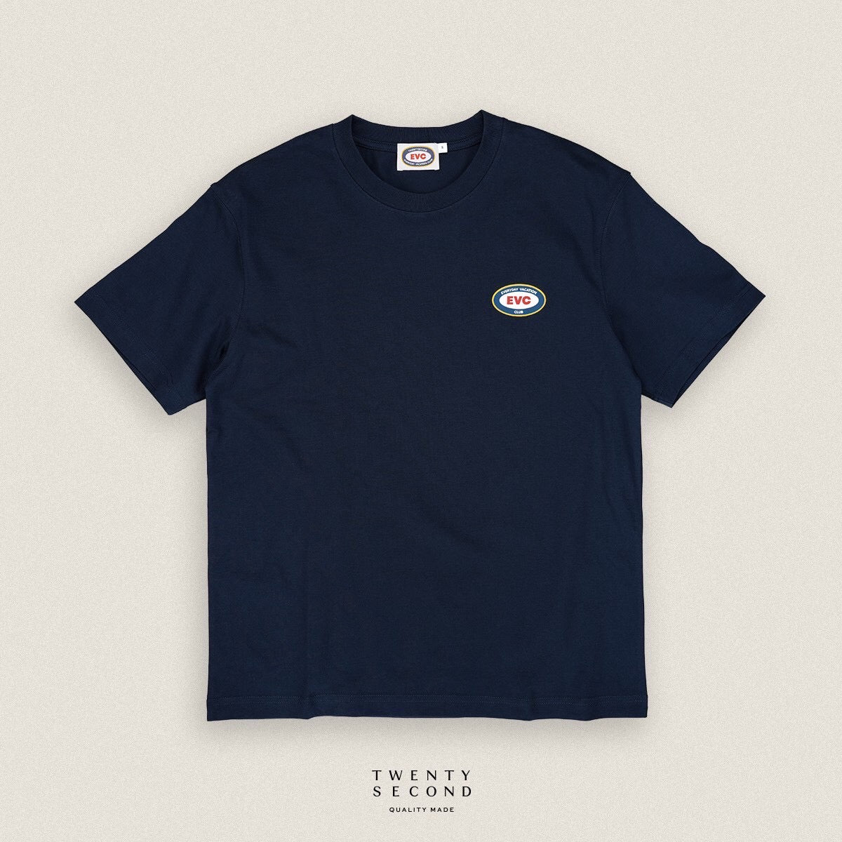 EVC CITY CLUB TEE - NAVY