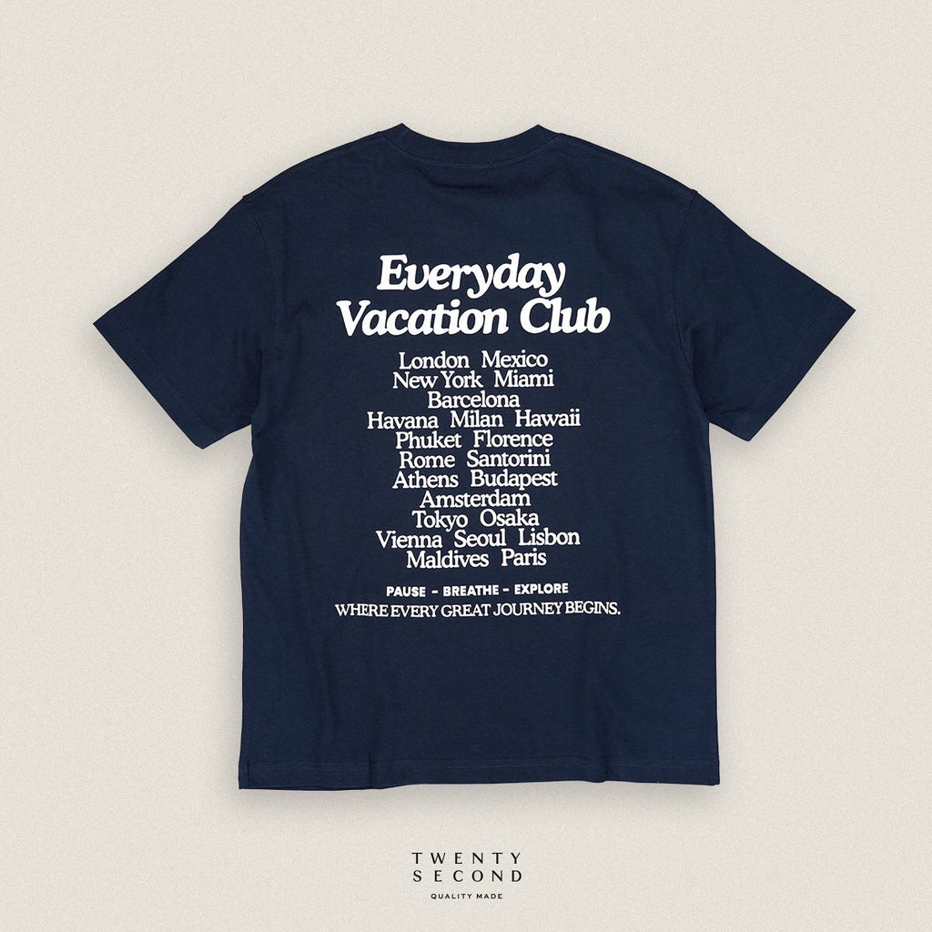 EVC CITY CLUB TEE - NAVY