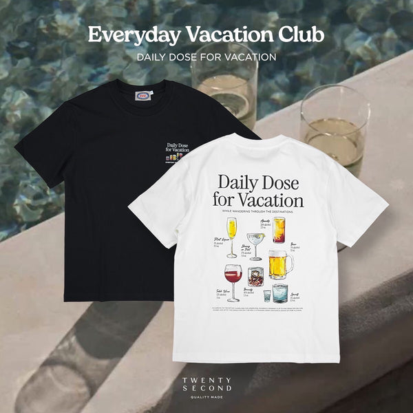EVC DAILY DOSE TEE - WHITE