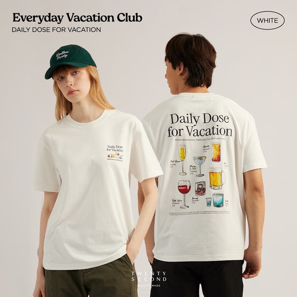 EVC DAILY DOSE TEE - WHITE
