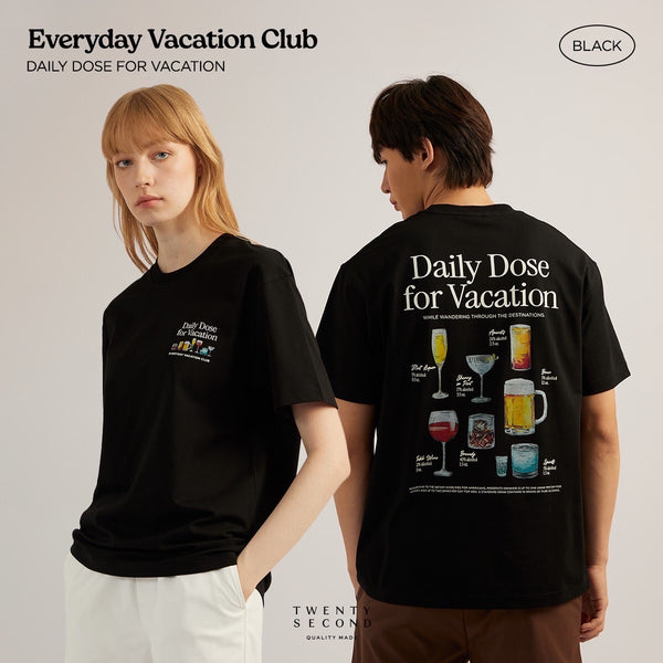 EVC DAILY DOSE TEE - BLACK