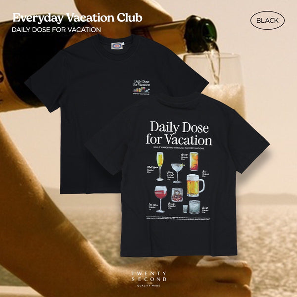 EVC DAILY DOSE TEE - BLACK