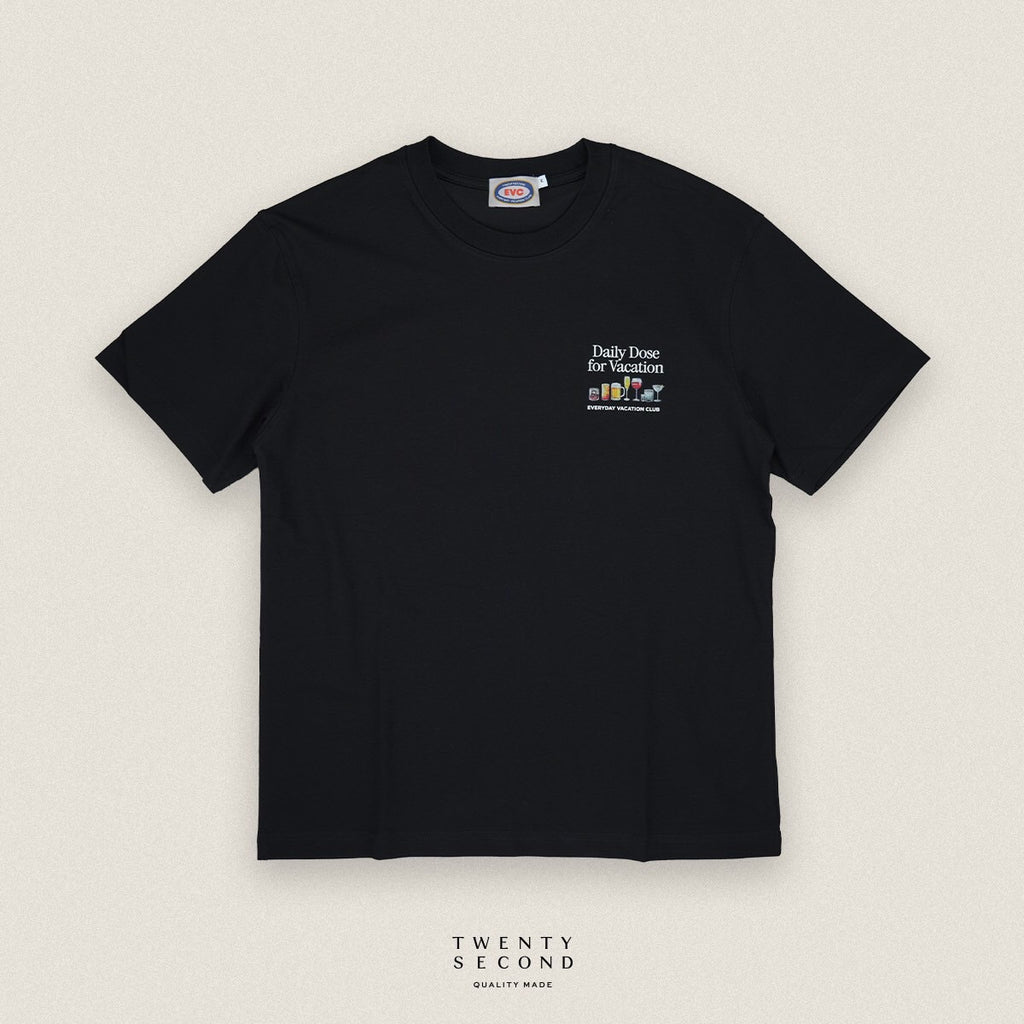 EVC DAILY DOSE TEE - BLACK