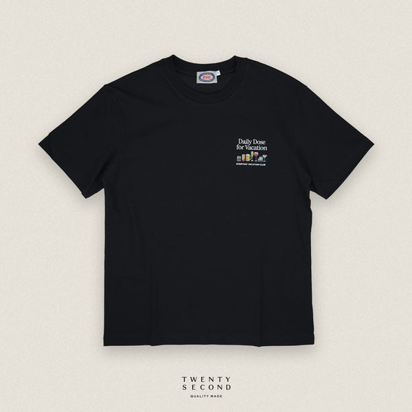 EVC DAILY DOSE TEE - BLACK
