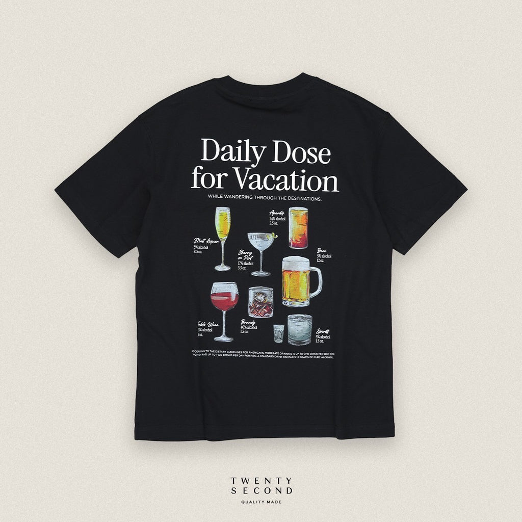 EVC DAILY DOSE TEE - BLACK