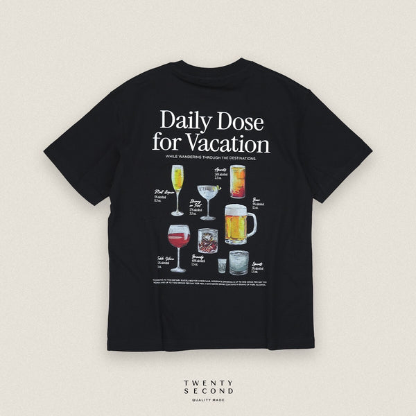EVC DAILY DOSE TEE - BLACK