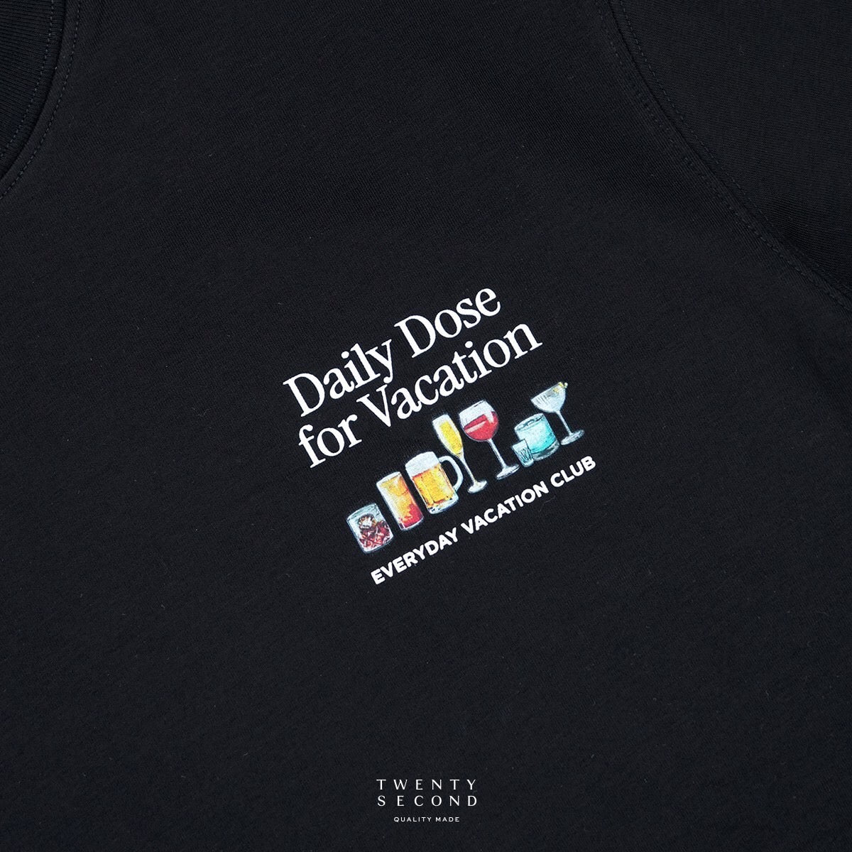 EVC DAILY DOSE TEE - BLACK