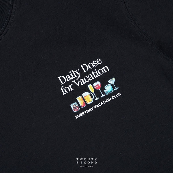 EVC DAILY DOSE TEE - BLACK