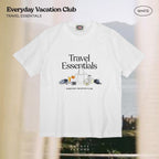 EVC TRAVEL ESSENTIALS TEE - WHITE