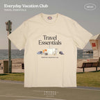 EVC TRAVEL ESSENTIALS TEE - BEIGE