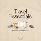 EVC TRAVEL ESSENTIALS TEE - BEIGE