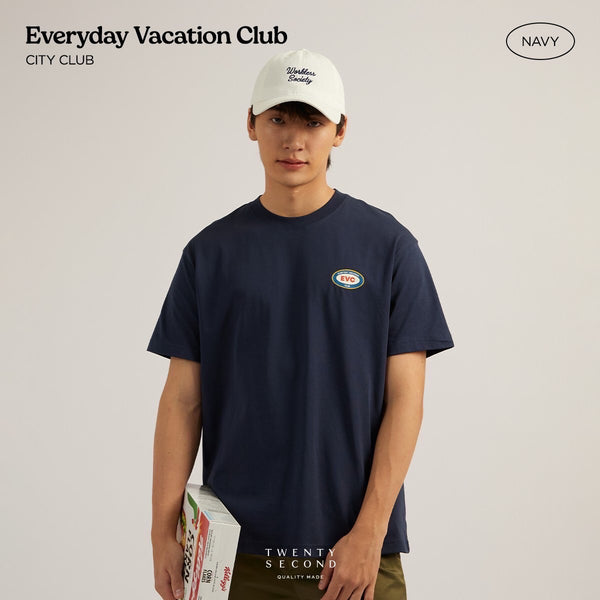 EVC CITY CLUB TEE - NAVY