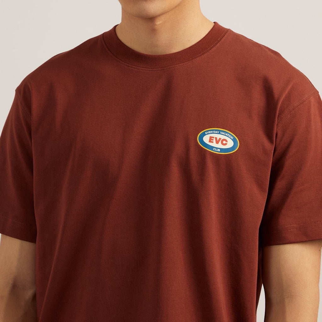 EVC CITY CLUB TEE - BRICK