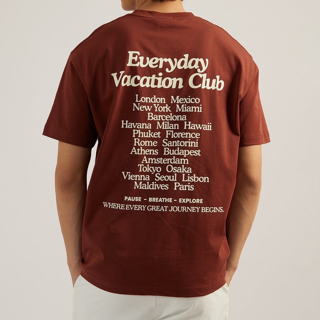 EVC CITY CLUB TEE - BRICK