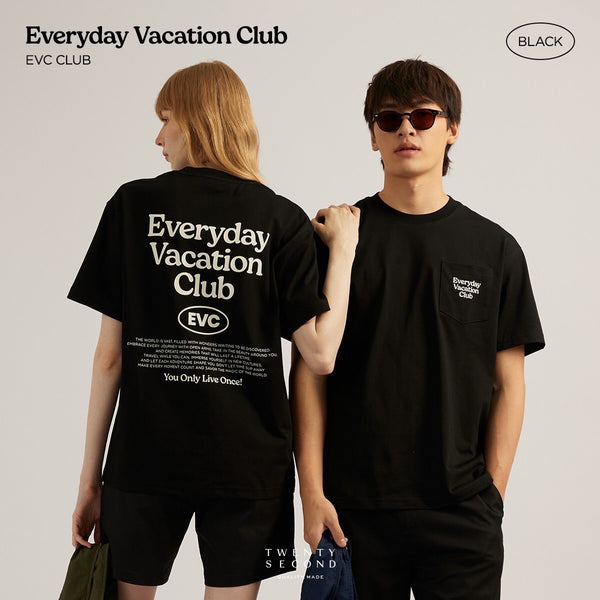 EVC CLUB TEE - BLACK