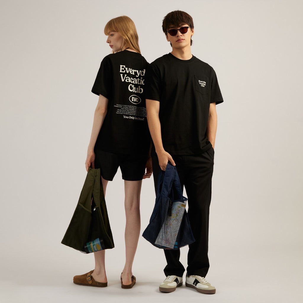 EVC CLUB TEE - BLACK