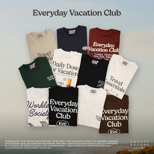 EVC CLUB TEE - BROWN