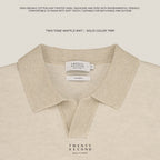 THEO KNIT POLO - BEIGE