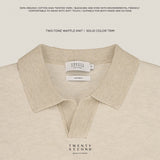 THEO KNIT POLO - BEIGE