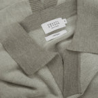 THEO KNIT POLO - GREY