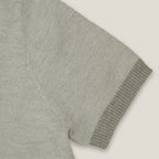 THEO KNIT POLO - GREY