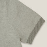 THEO KNIT POLO - GREY