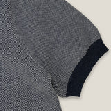 THEO KNIT POLO - NAVY