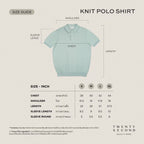 THEO KNIT POLO - BROWN