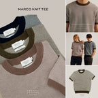 MARCO KNIT TEE - OLIVE