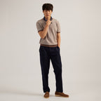 MARCO KNIT TEE - BROWN